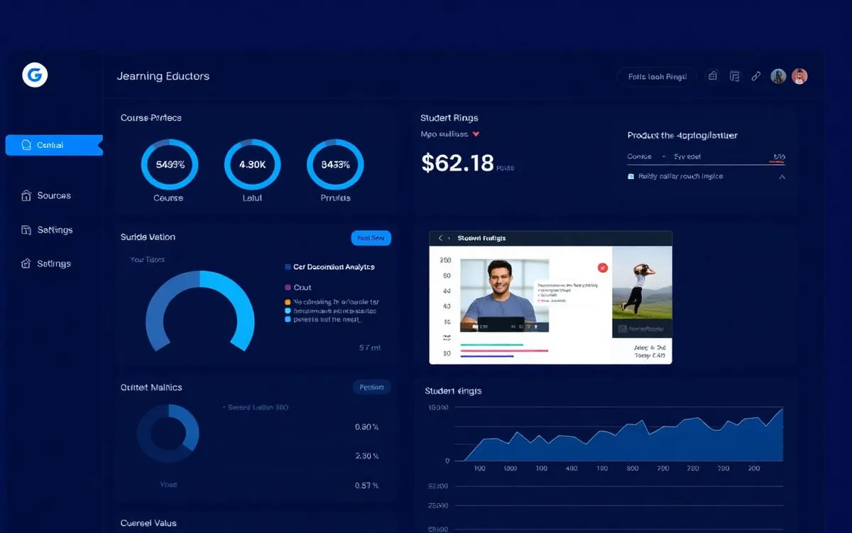 Education Platform interface preview
