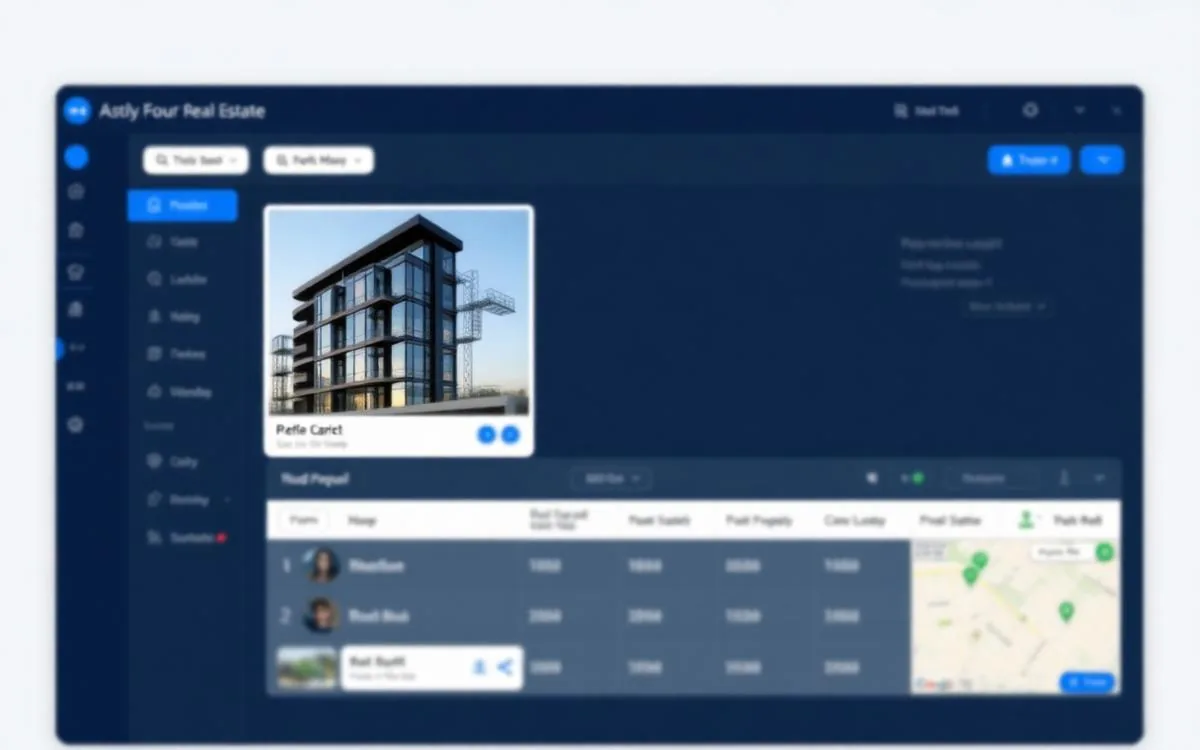 Real Estate CRM interface preview